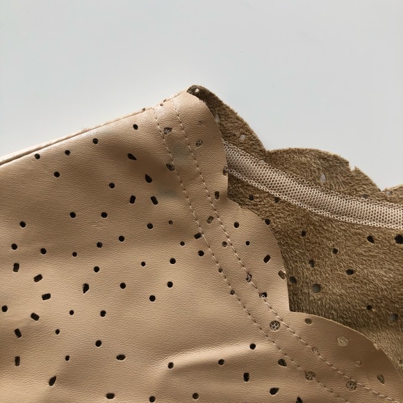 BCBG Max Azria perforated faux leather top - Picture 7 of 8